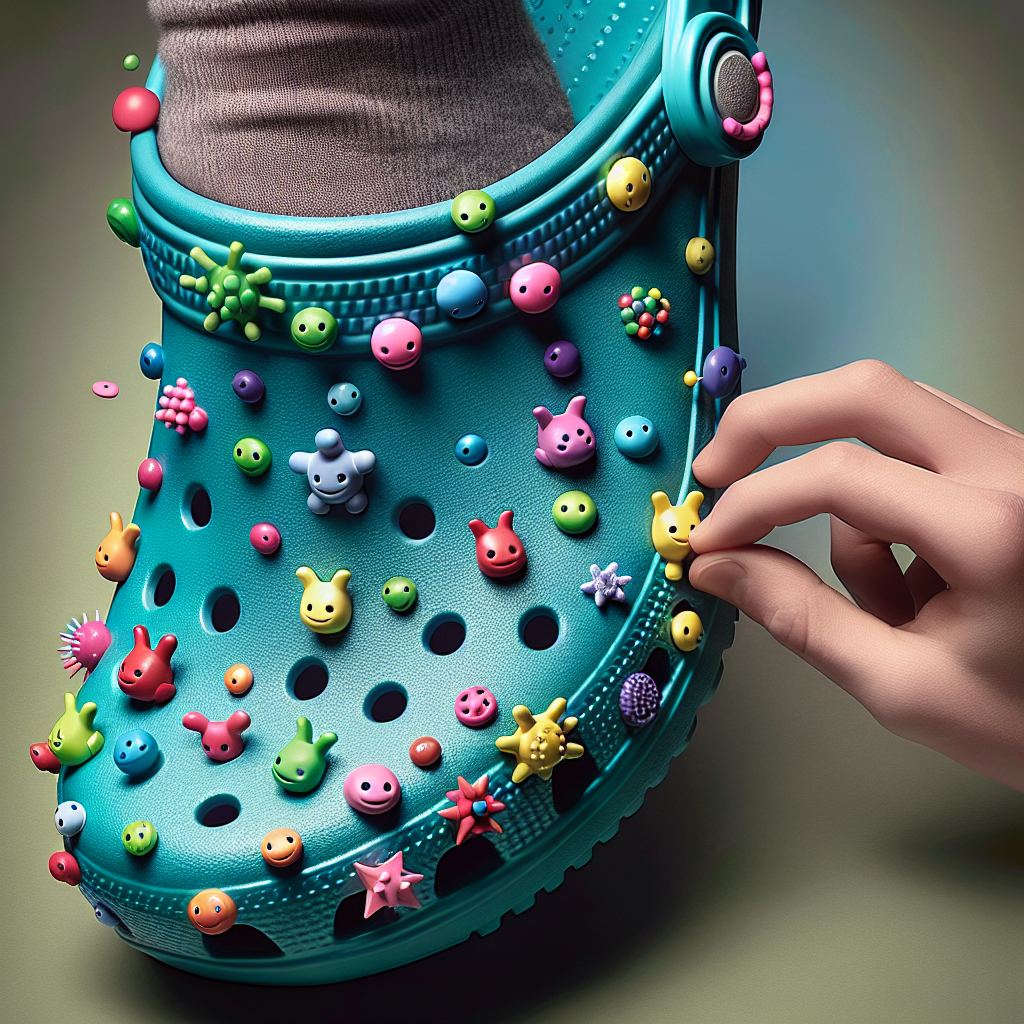 Jak wymienić jibbitz w butach crocs?