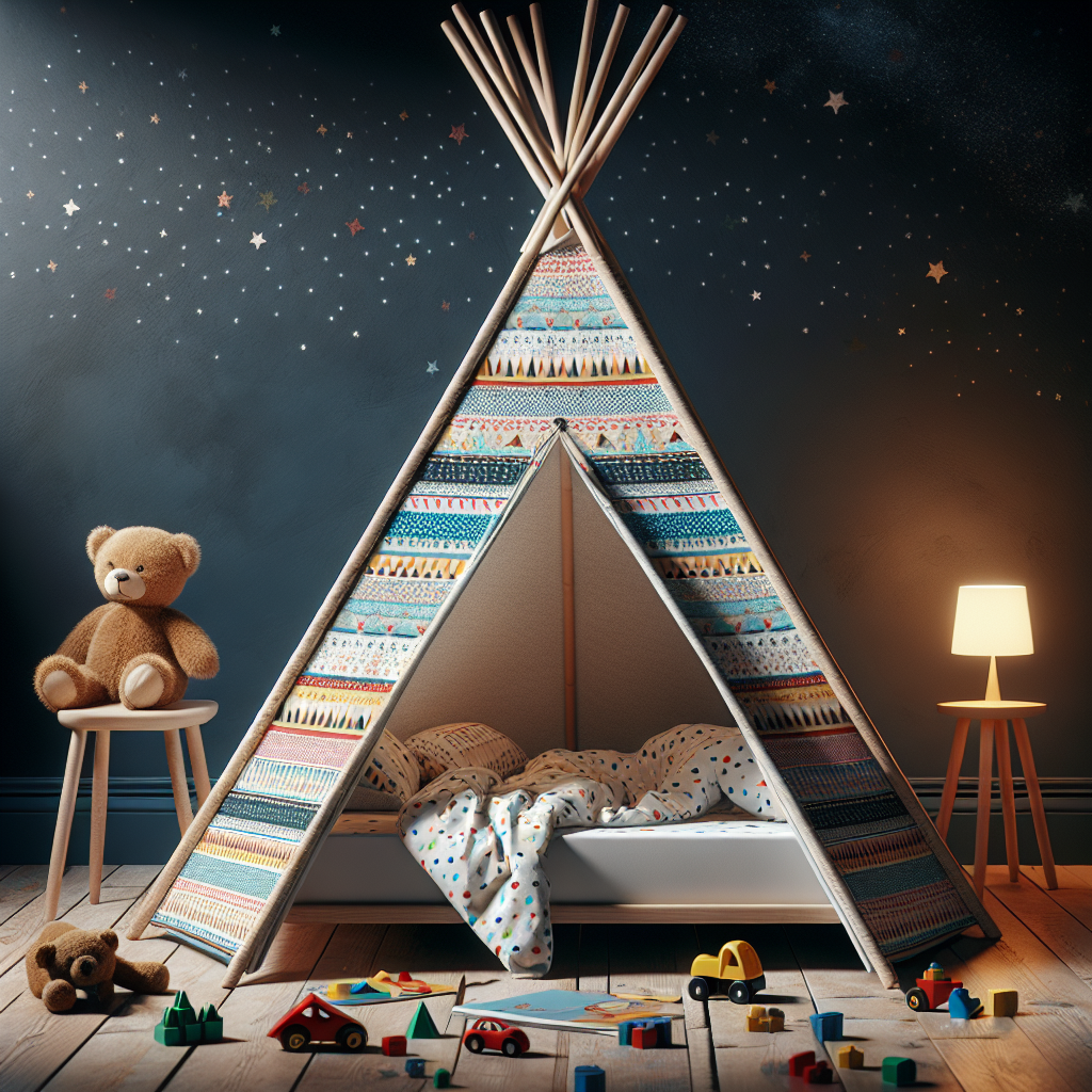 Łóżko tipi jako centrum zabawy i wypoczynku dla Twojego dziecka