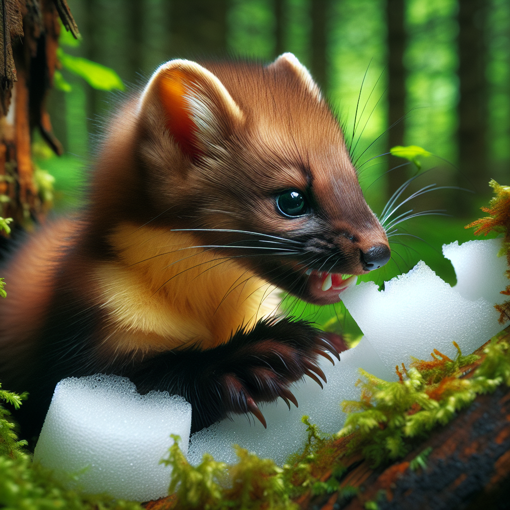 Czy kuna przegryzie styropian?