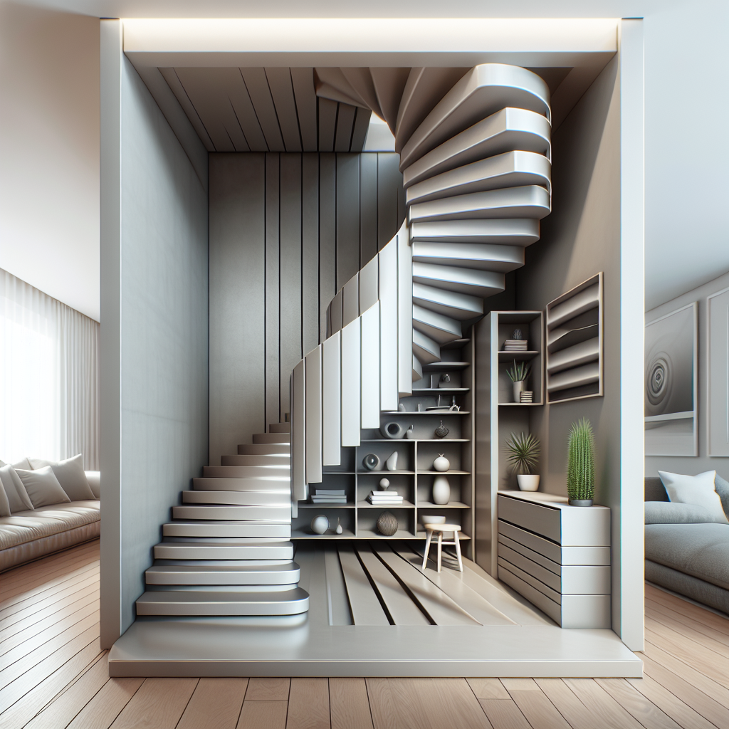 Schody z dolnym zabiegiem – sposoby na wykorzystanie ich w małych i wąskich pomieszczeniach.