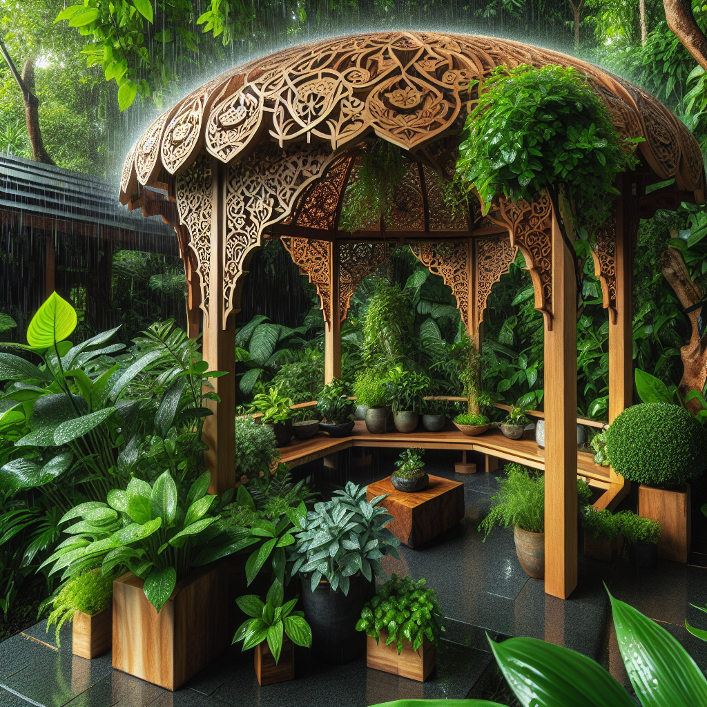 Zadaszenie drewniane – jak dodać stylu do ogrodu i zabezpieczyć przestrzeń przed deszczem?